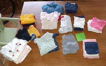 Lot vêtements fille 9 mois - 24 pièces