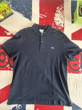 Polo Lacoste taille S/M bleu marine