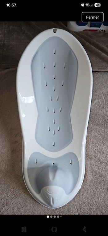 Siège de bain ergonomique en très bon état