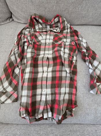 Chemise a carreaux fille 6 ans 