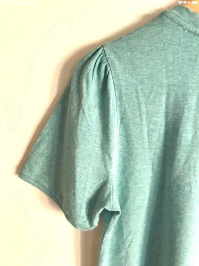 T-shirt bleu Sixth Sense en viscose taille 40 - photo numéro 5