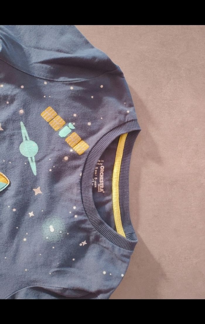 Tee-shirt manches longues 5 ans Orchestra, Parfait état - photo numéro 3