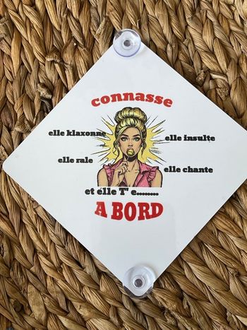 Plaque pour voiture