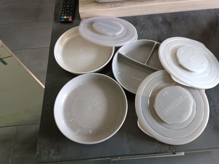 Lot assiette twistershake