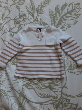 Pull fin rayures 6mois