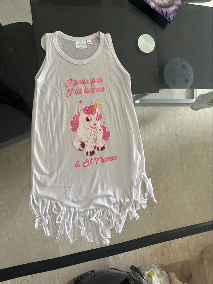 Robe plage enfant fille