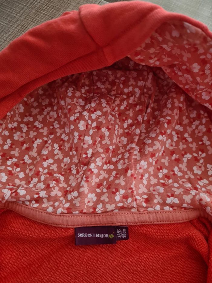 Gilet zippé Sergent Major 3 ans en très bon état - photo numéro 4