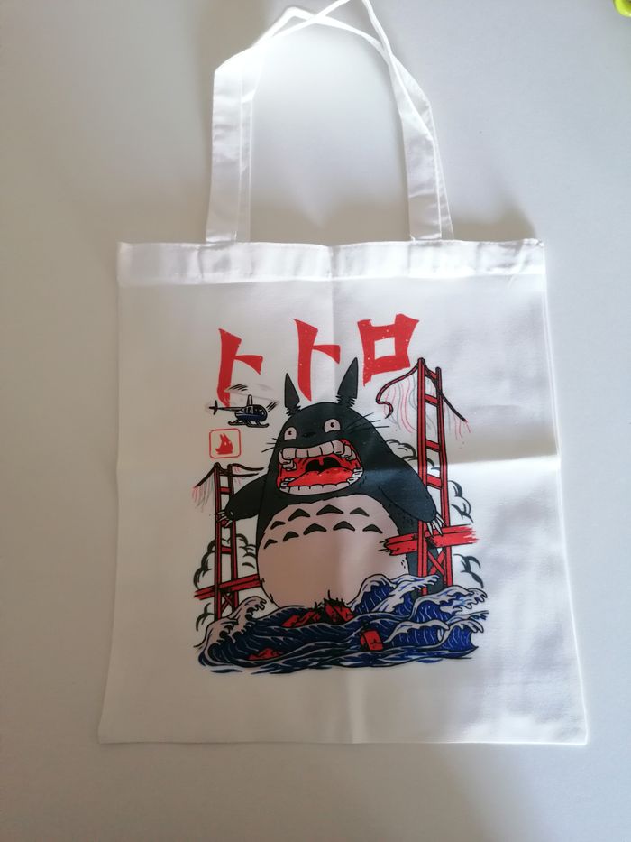 sac fourre tout Tote Bag Totoro godzilla