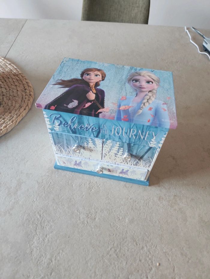 Boîte à bijoux reine des neiges