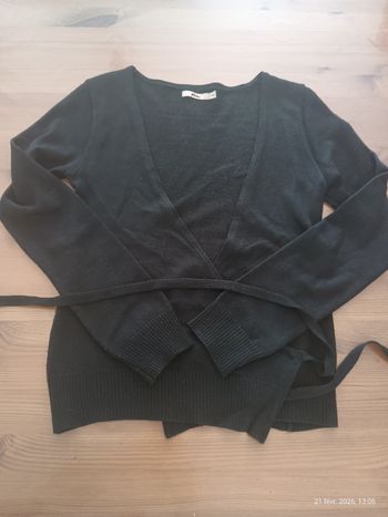 Gilet cœur croisé t.1