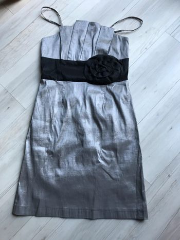 Robe Noël/fêtes/cocktail argentée Taille 36