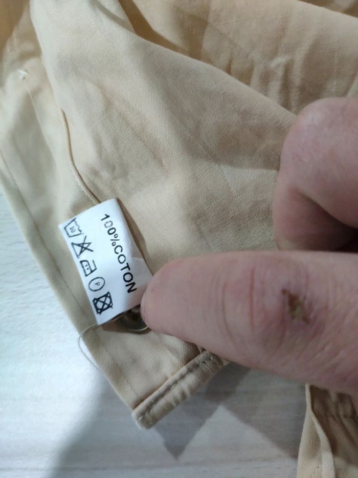 Chemise Devred XL taille 5 beige - photo numéro 6