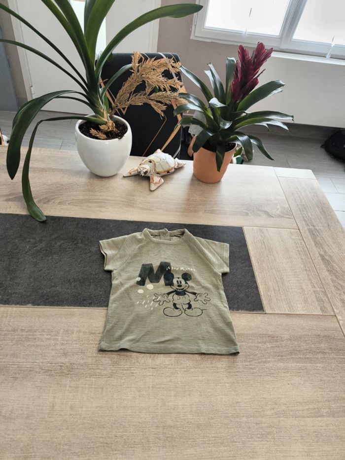 Tee-shirt garçon mc 18 mois Disney Mickey
