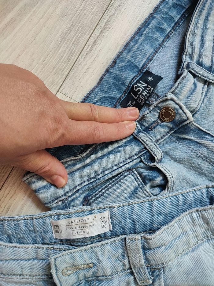 Pantalon jean fille - photo numéro 4