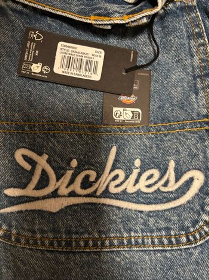 Jean baggy Dickies wave bleu clair delavé W34 L30 - photo numéro 3