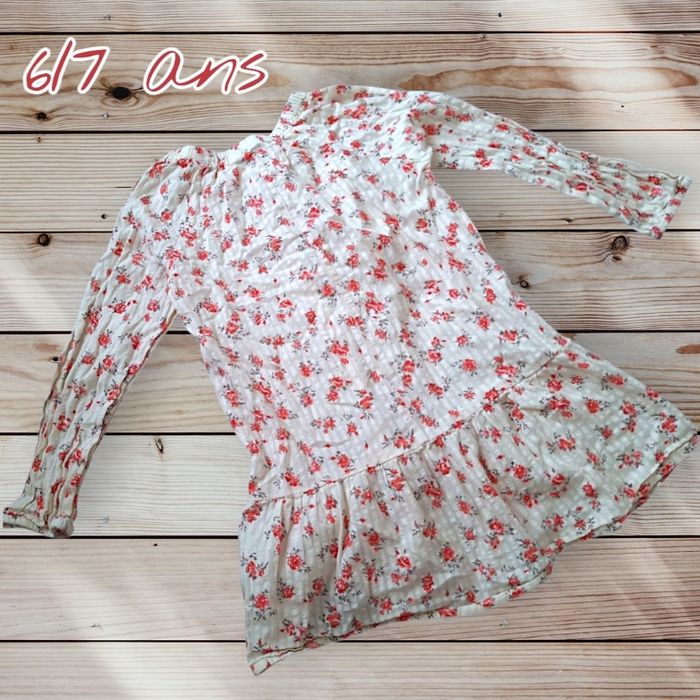🌼 Ravissante robe fleurie Primark – 6/7 ans 🌼