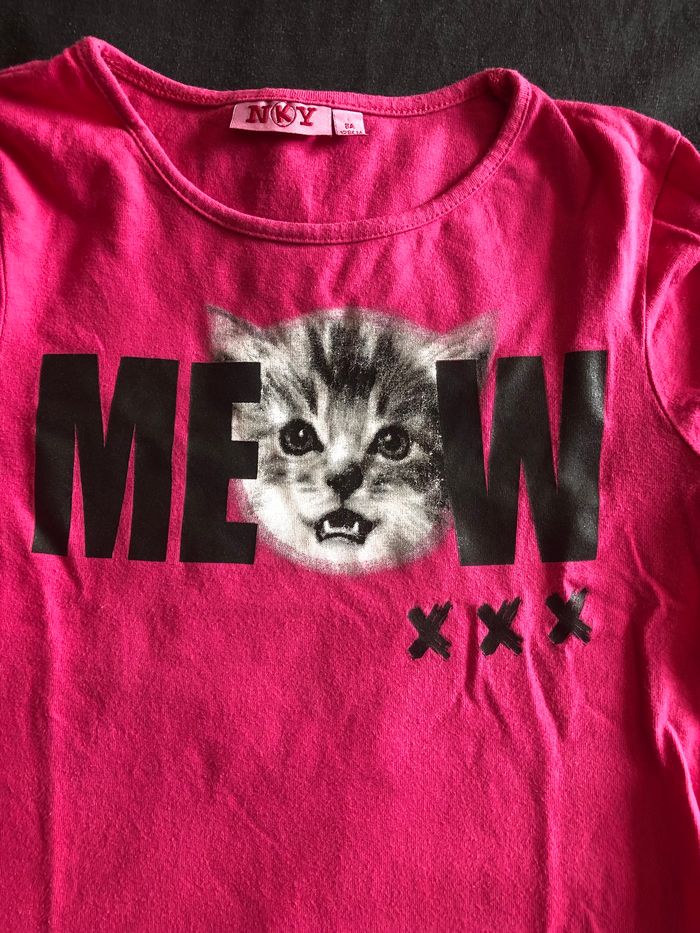 T-shirt chat - photo numéro 2