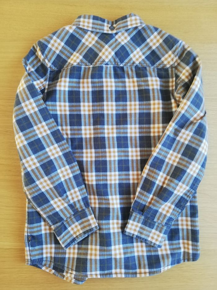 Chemise manches longues à carreaux - photo numéro 4