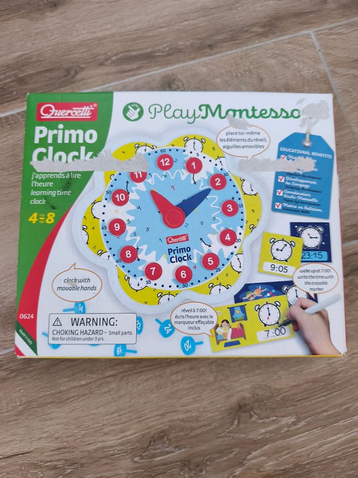 Primo Clock j'apprends à lire l'heure