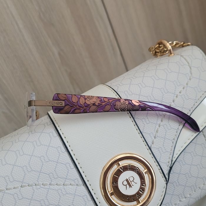 Monture de lunette Vintage, femme, forme rectangulaire, pas tres haute. Marque  Kenzo - photo numéro 2