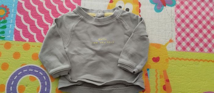 Sweat bébé garçon 1 mois
