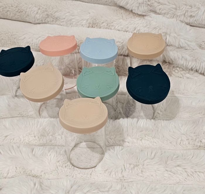 Lot de 8 grands pots en verre Isybowl Babymoov - photo numéro 2