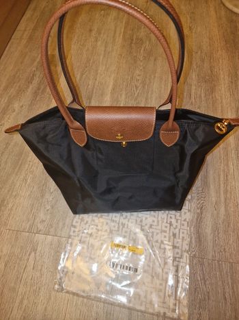 Sac longchamp pliage noir taille M neuf