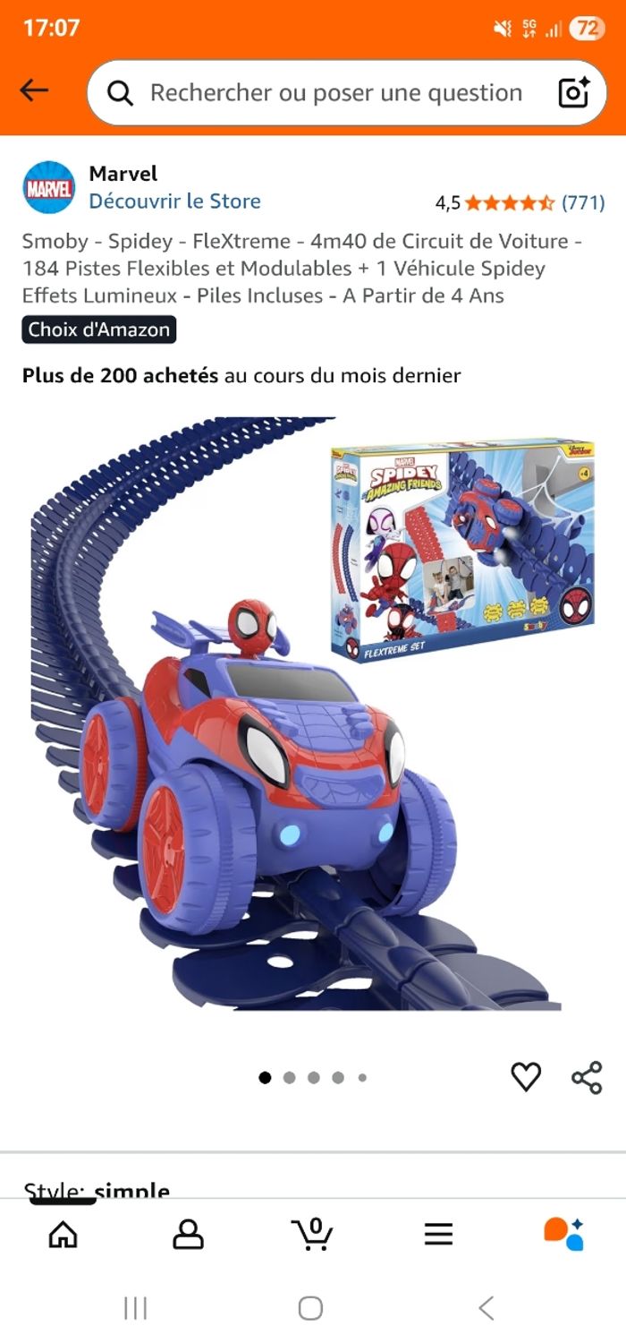 Circuit spidey Flextreme - photo numéro 4