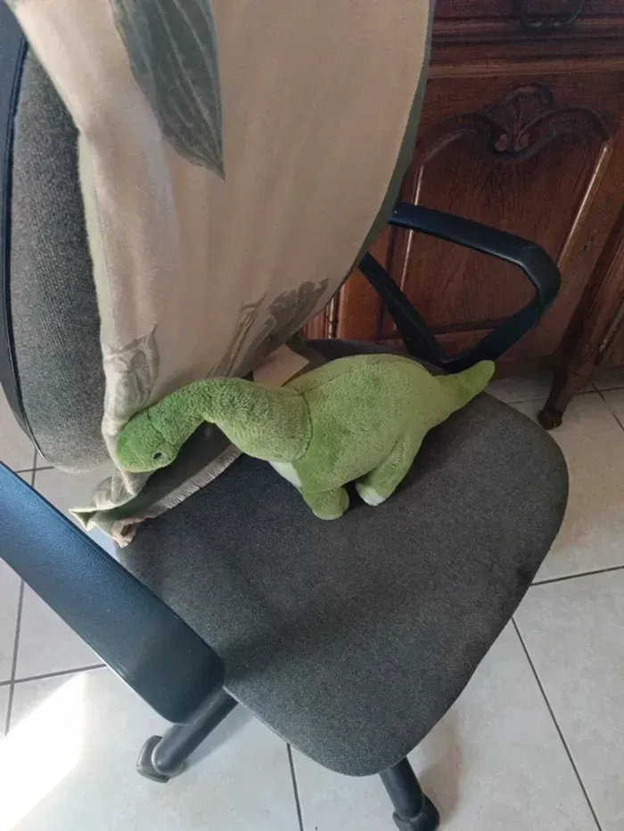 Peluche dinosaure vert Walking - photo numéro 2
