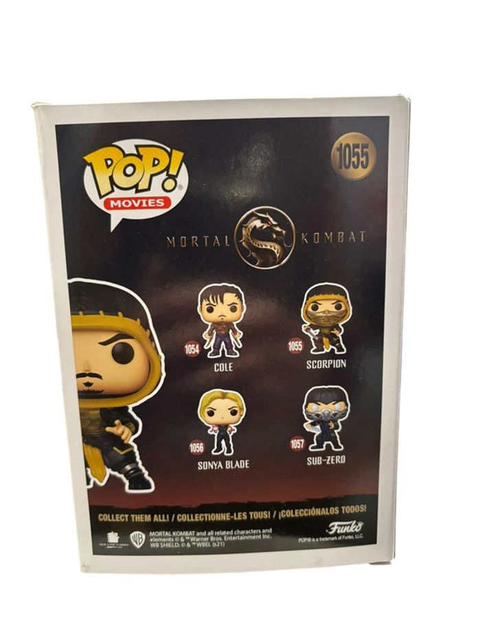 Figurine Funko Pop Mortal Kombat Scorpion Limited Chase Édition 1055 neuf - photo numéro 2