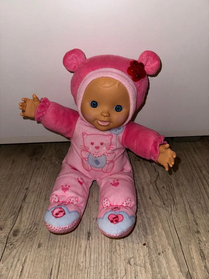 Poupée mon bébé coucou cache rose vtech tbe