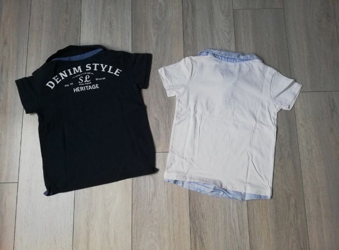 Lot de 2 polo tee-shirts manches courtes vertbaudet - photo numéro 2