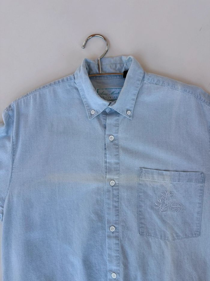 Chemise Avec Mention vintage taille 37/38 délavé - photo numéro 7