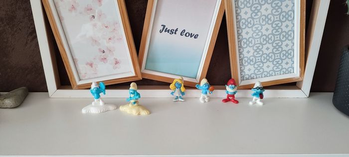 Lot de 6 figurines les Schtroumpfs