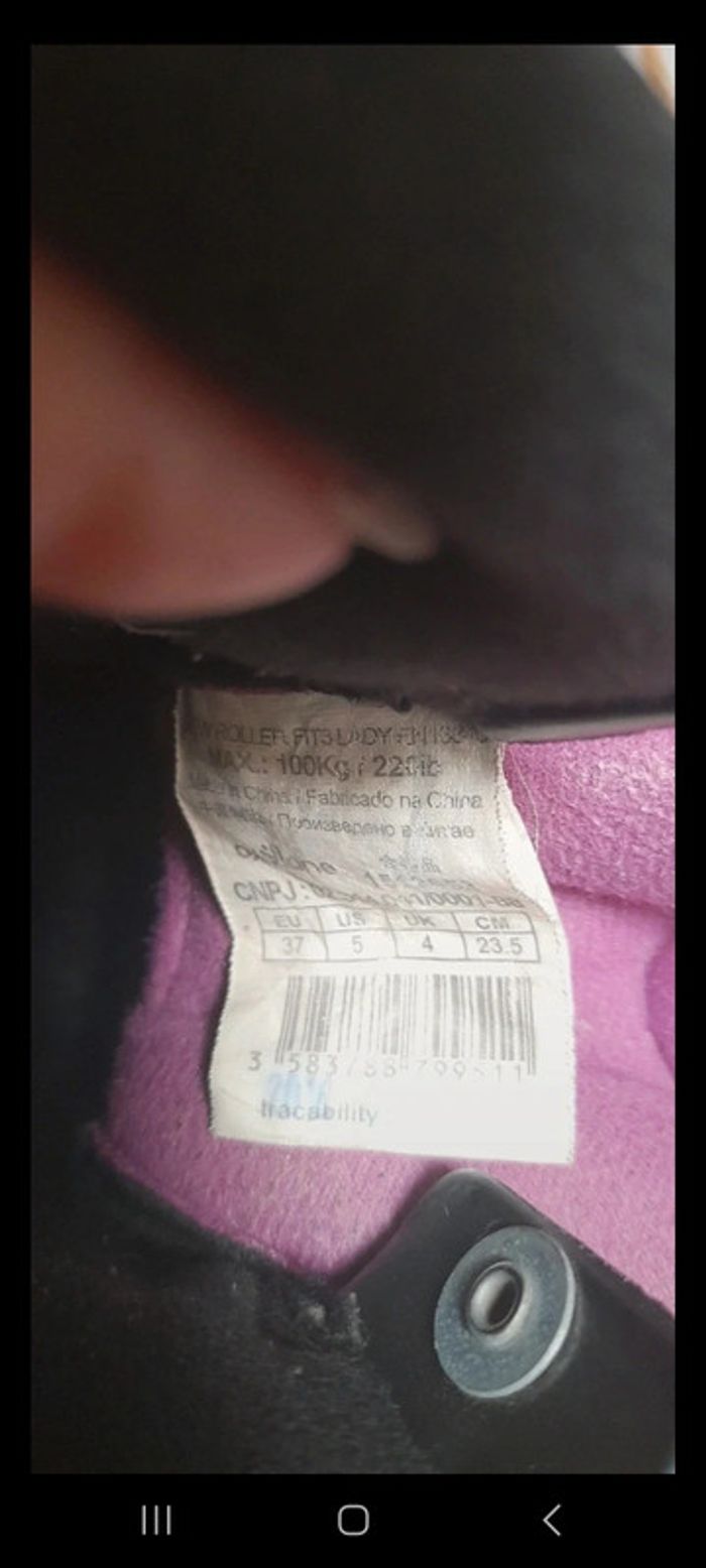 Roller en ligne Oxelo et casque - photo numéro 10