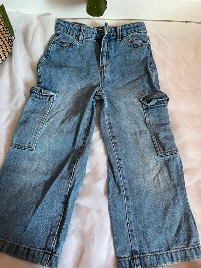 Jean style baggy taille 7 ans Verbaudet - photo numéro 2