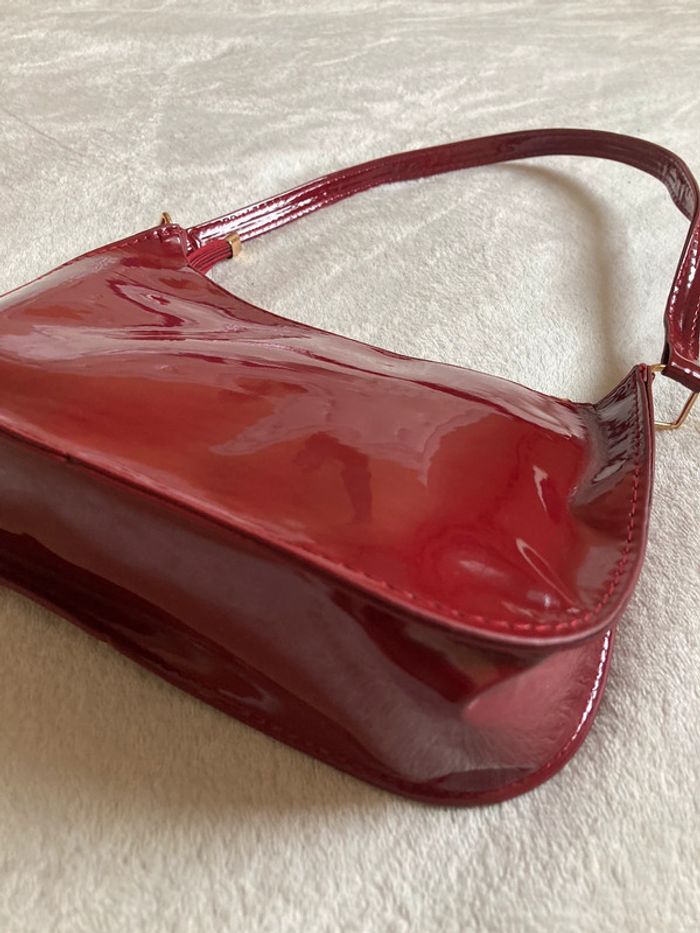 Sac à main bourgogne - photo numéro 2