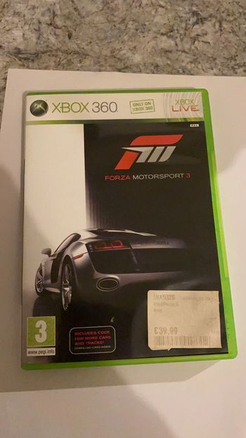 forza motorsport 3 xbox 360