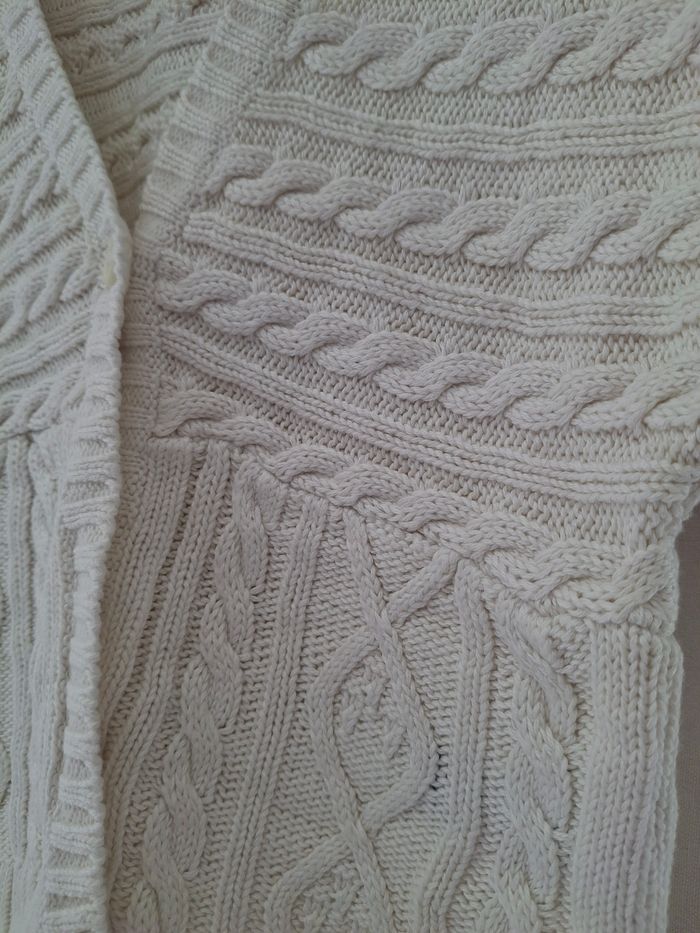 Veste blanche un bouton croptop 12 ans Okaïdi - photo numéro 3
