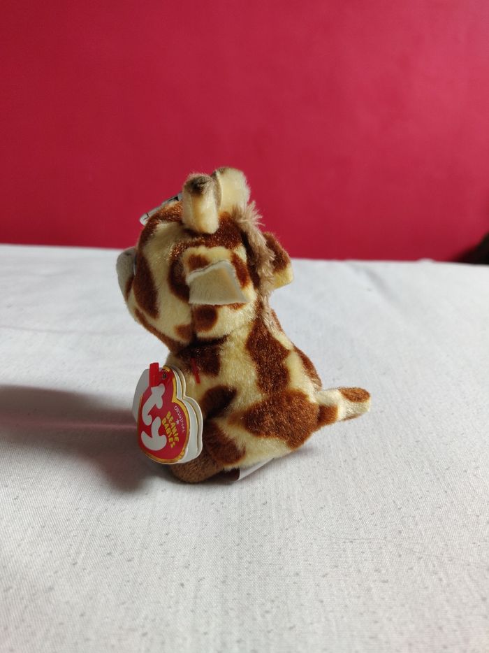 Petite peluche Ty girafe à mousqueton - photo numéro 3