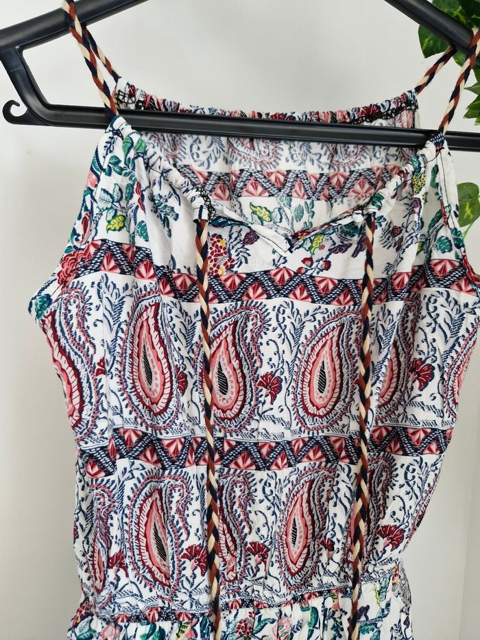 Robe multicolore bohème en coton avec de jolies motifs floraux , taille 36, neuve made in italy - photo numéro 4