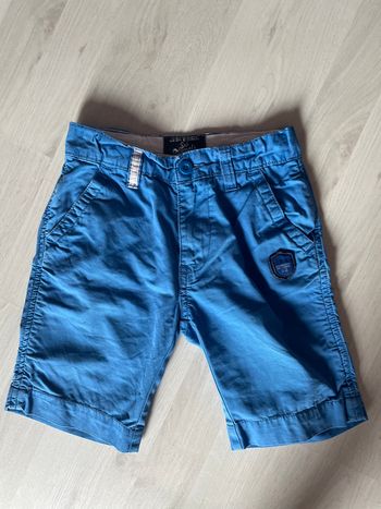 Bermuda bleu thème garage garçon SRK 5 ans