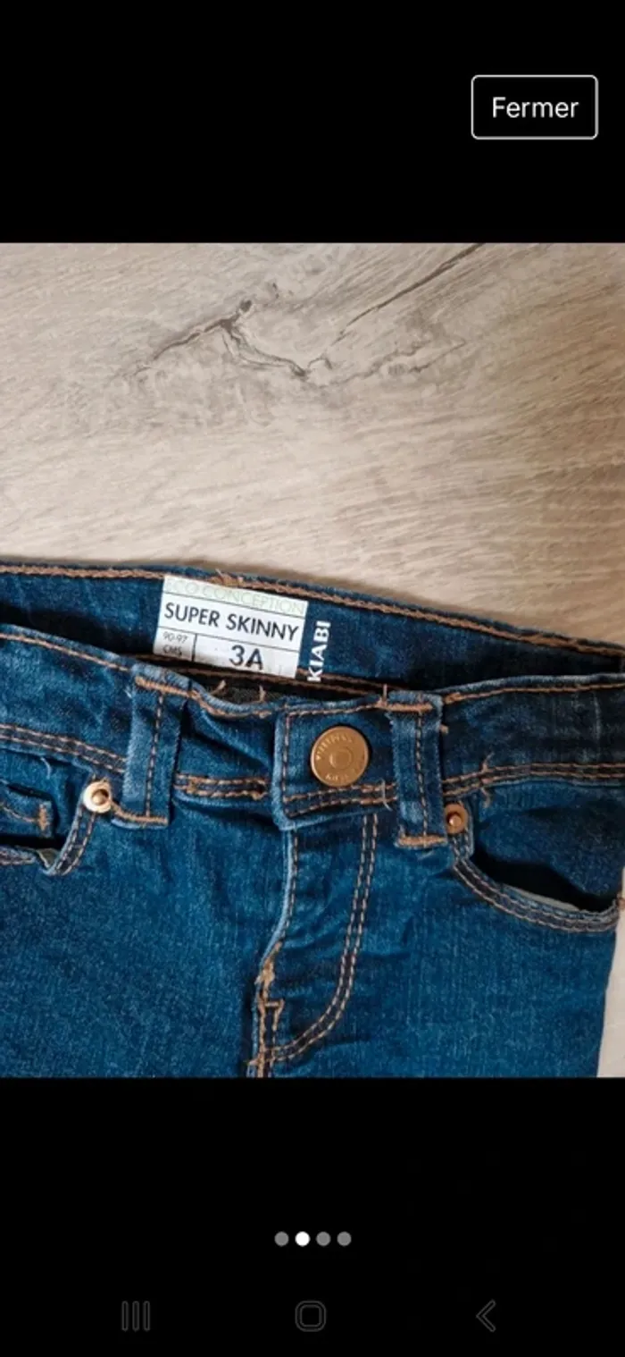 Jeans skinny petite fille Kiabi - photo numéro 3