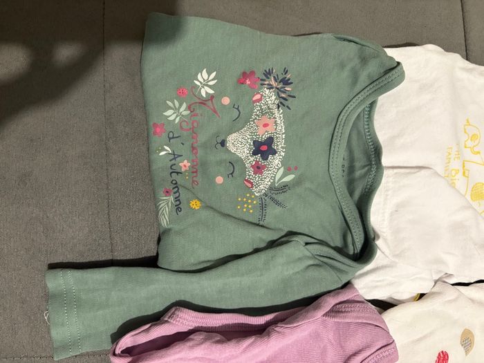 Lot de 6 body fille 3 mois - photo numéro 2