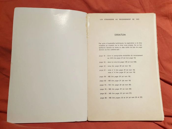 Les étrangers au recensement de 1975 - Ministère du travail - photo numéro 2