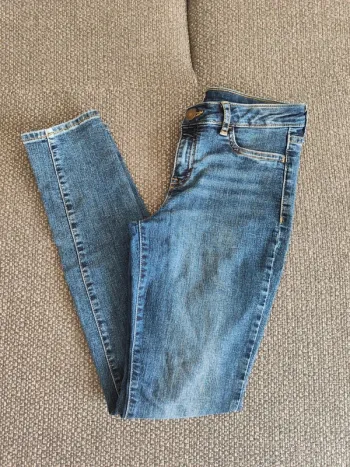 Jean fille Gap Stretch super skinny 14 ans bleu