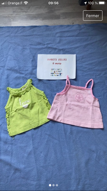 lot de 2 débardeurs