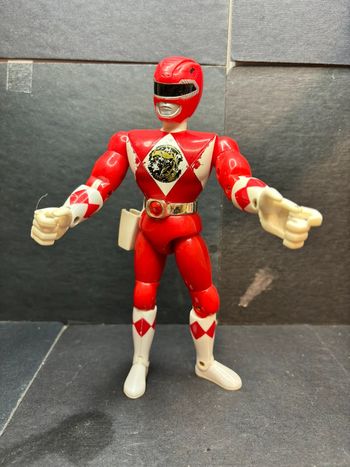 Figurine action figure vintage power rangers mighty morphin bandai grande , rouge