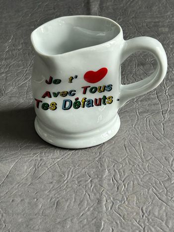 1 mug à  texte original