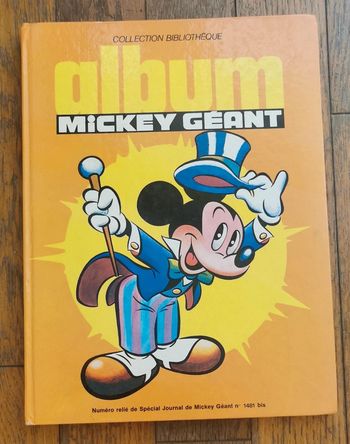 Album mickey géant n°1481 bis vintage